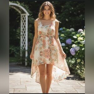Cotton On High-Low Floral Dress